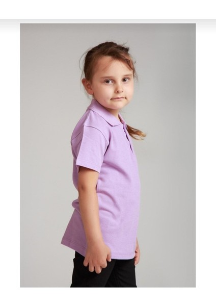 Unısex Çocuk Polo Yaka Kısa Kol Okul T-Shirt modelleri