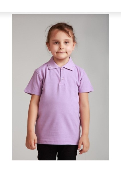 Unısex Çocuk Polo Yaka Kısa Kol Okul T-Shirt fırsatları