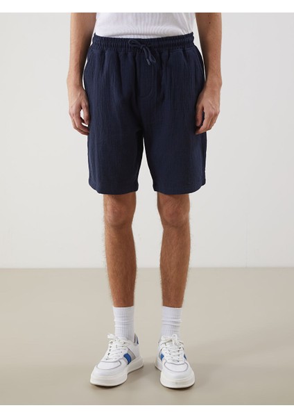Yeni Sezon Rahat Kalip Muslin Erkek Sort - S5ER30Z8