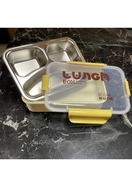 800ML Paslanmaz Çelik Yemek Kabı Lunch Box fiyatları