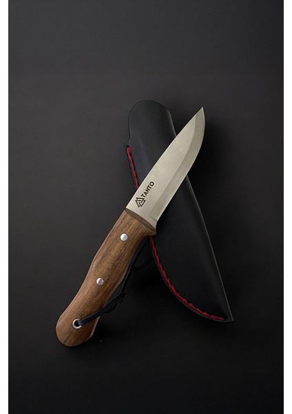 4116 Ceviz – El Yapımı Kamp Ekipmanı, Full-Tang, Scandi Ağızlı, Deri Kılıflı (21 cm) fiyatları
