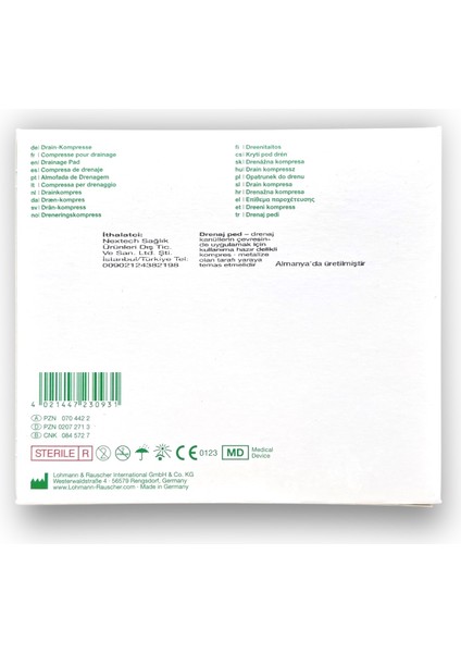 Metalline Trakeostomi Kanül Pedi 6 x 7 cm - Ref 23093 - 25 Adet fırsatları