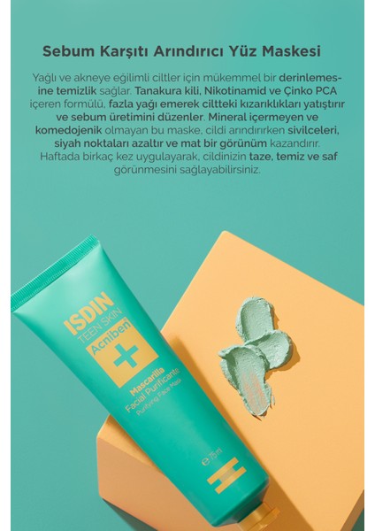 Acniben Purifying Face Mask 75 ml fiyatları