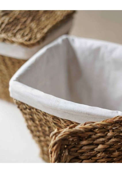 Elite Iç Korumalı 2li Hasır Kapaklı 29X29X26CM Patates ve Soğan Sepeti/sepet 1 Adet fiyatları