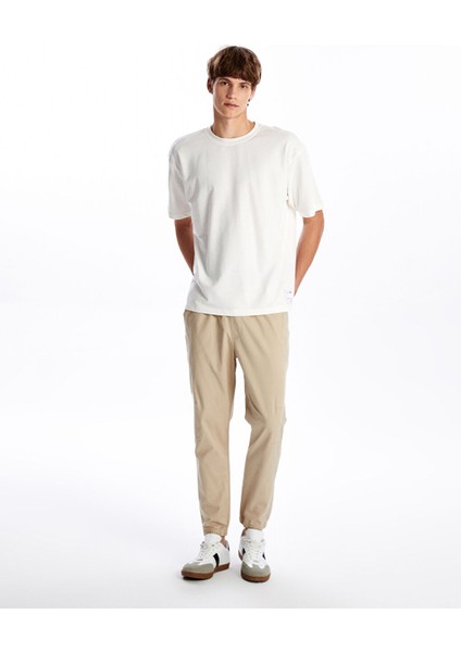 Yeni Sezon Standart Kalip Gabardin Erkek Jogger Pantolon - S52850Z8