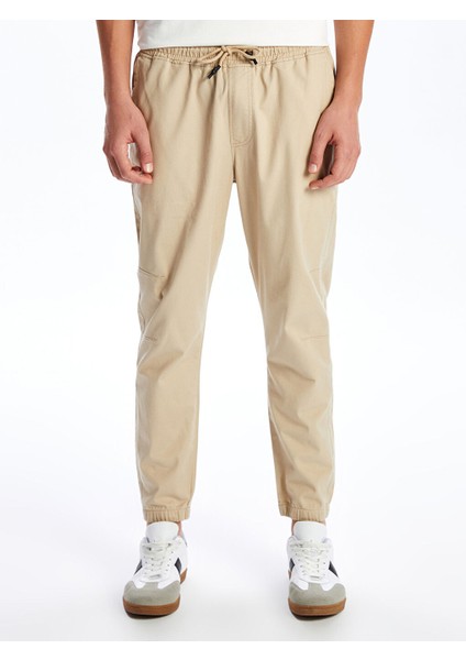 Yeni Sezon Standart Kalip Gabardin Erkek Jogger Pantolon - S52850Z8