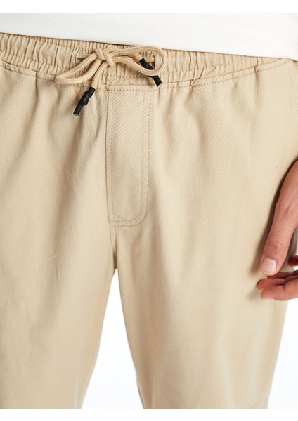 Yeni Sezon Standart Kalip Gabardin Erkek Jogger Pantolon - S52850Z8