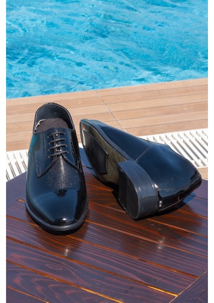 +7 Cm Boy Uzatan Gizli Topuklu El Yapımı Hakiki Deri Lazer Baskı Klasik Ayakkabı, Damatlık Kundura modelleri