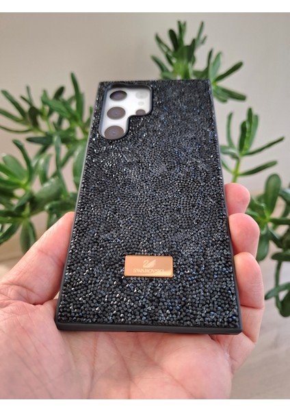 Samsung Galaxy S23 Ultra Uyumlu Işıltılı Taşlı Kamera Çıkıntılı Içi Kadife Kaliteli Lüks Kılıf fırsatları