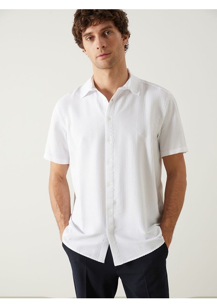 Yeni Sezon Regular Fit Kisa Kollu Erkek Gomlek - S56802Z8