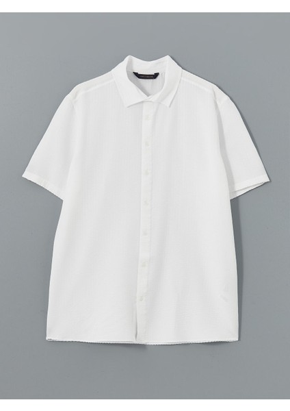 Yeni Sezon Regular Fit Kisa Kollu Erkek Gomlek - S56802Z8