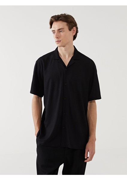 Yeni Sezon Regular Fit Kisa Kollu Erkek Gomlek - S5EC97Z8