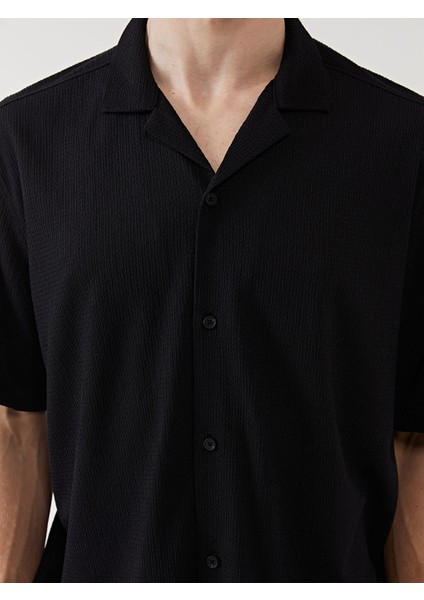 Yeni Sezon Regular Fit Kisa Kollu Erkek Gomlek - S5EC97Z8