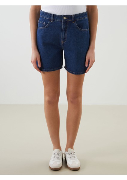 Yeni Sezon Standart Fit Kadin Jean Sort - S5DN14Z8