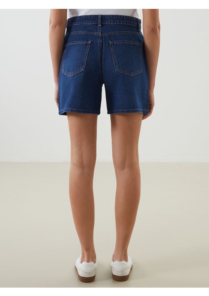 Yeni Sezon Standart Fit Kadin Jean Sort - S5DN14Z8