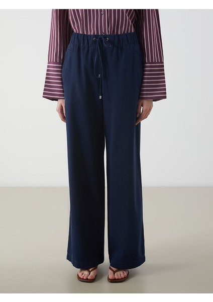 Yeni Sezon Beli Lastikli Wideleg Kadin Jean Pantolon - S5K761Z8 fiyatları