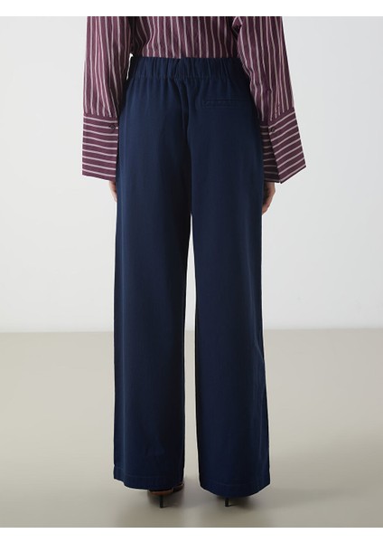 Yeni Sezon Beli Lastikli Wideleg Kadin Jean Pantolon - S5K761Z8 fırsatları