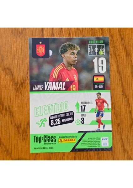 Top Class Electric Lamine Yamal Oyun Kartı 162 fiyatları