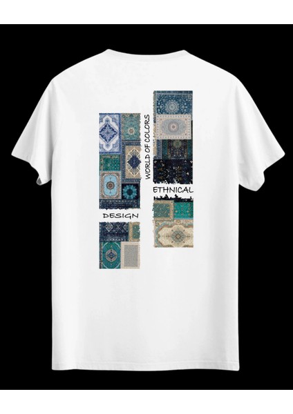 Ethnical Unisex Baskılı Tshirt