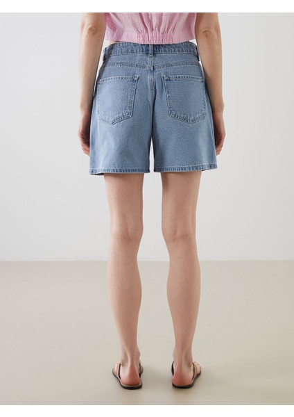 Yeni Sezon Standart Fit Kadin Jean Sort - S5DN14Z8