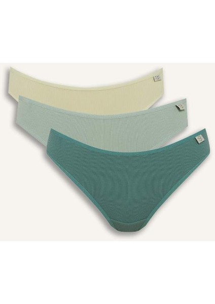 Yeni Sezon Ribana 3'lü Slip Külot-Fall In Love