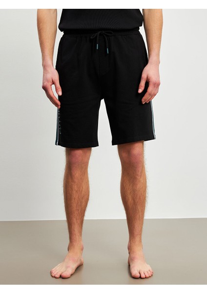 Yeni Sezon Slim Fit Erkek Pijama Alt Sort - S55581Z8