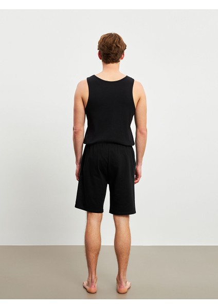 Yeni Sezon Slim Fit Erkek Pijama Alt Sort - S55581Z8