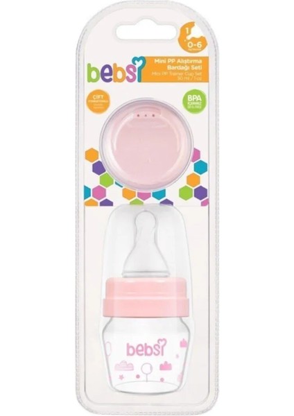 Mbb E- Ticaret Bebsi Mini Pp Alıştırma Bardağı Seti 30ML 325