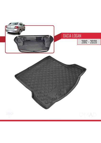 Dacia Logan 2013-2020 Arası Esnek Bagaj Havuzu Siyah