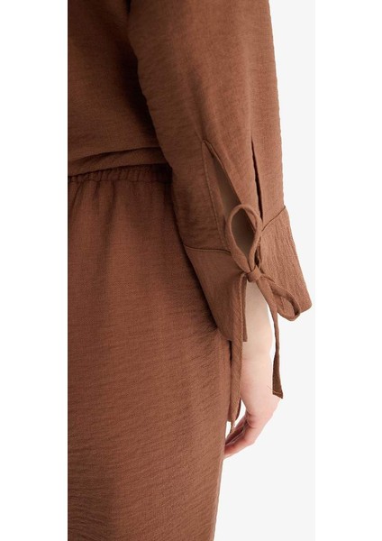 Yeni Sezon Regular Fit Basic Düz Uzun Kollu Gömlek