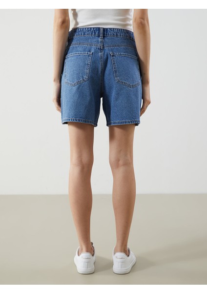 Yeni Sezon Standart Fit Kadin Jean Sort - S5DN14Z8