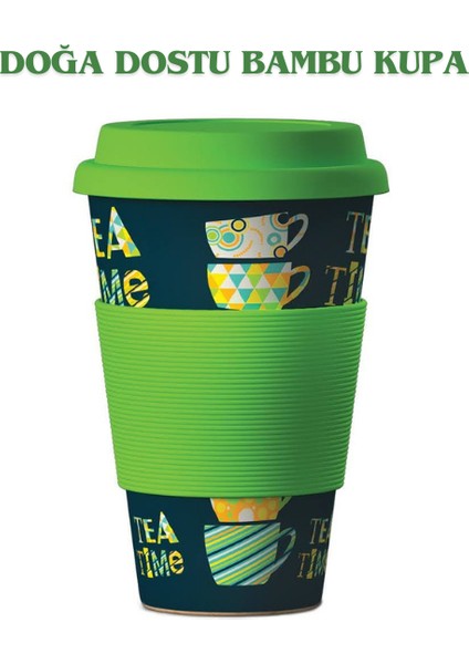 Balev Doğa Dostu Time For Tea Bambu Kupa 400 ml