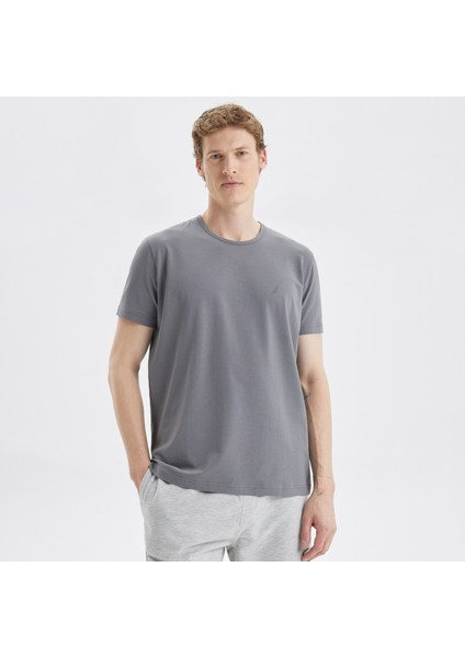 Erkek Gri T-Shirt