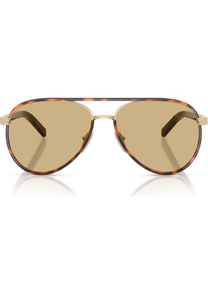 Pr B57S 21E10R Unisex Pilot Metal Asetat Güneş Gözlüğü Havana Kahverengi fiyatları