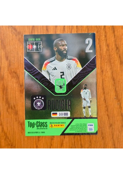 Top Class Holo Giant Rudiger Oyun Kartı