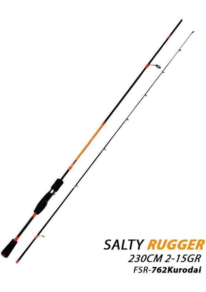 Salty Rugger FSR-762/ Kurodai 230cm 2-15gr LRF Kamışı