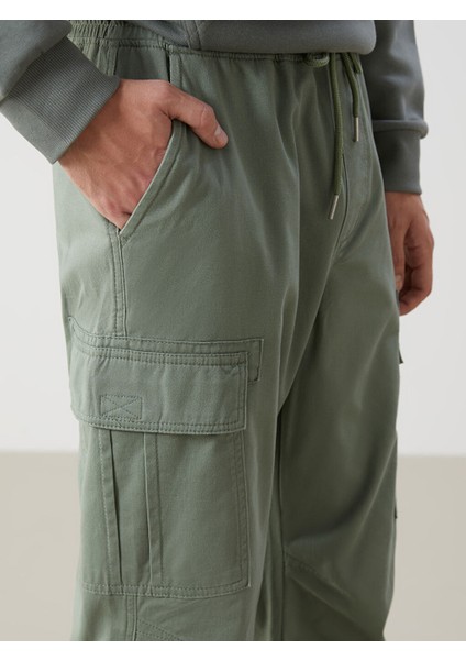 Yeni Sezon Rahat Kalip Gabardin Erkek Kargo Pantolon - S52938Z8 modelleri
