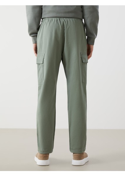 Yeni Sezon Rahat Kalip Gabardin Erkek Kargo Pantolon - S52938Z8 fırsatları