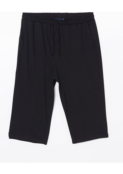 Yeni Sezon Standart Kalip Erkek Pijama Alt Sort - S5K648Z8