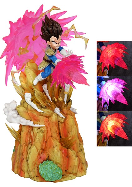 Dragon Ball Vegeta Vs Monkey King Oyun El-Do Model Süsler Heykel Hediyeler Akını (Yurt Dışından)