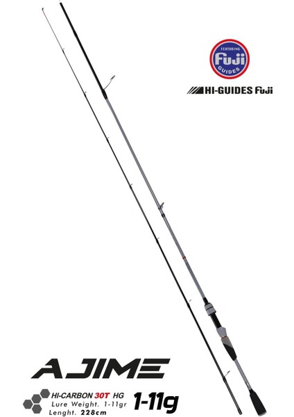 Ajime 228cm 1-11gr LRF Kamışı