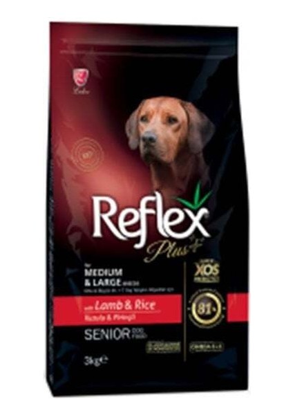 Plus Kuzulu Orta ve Büyük Irk Yaşlı Köpek Maması 3 Kg fiyatları