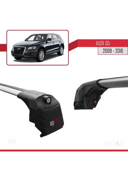 Q5 (8r) 2009-2016 Arası ile Uyumlu Ace-2 Ara Atkı Tavan Barı Gri 2 Adet modelleri