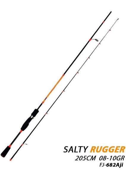 Salty Rugger FJ-682/ Aji 205cm 0,8-10gr LRF Kamışı