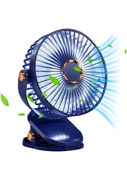 Mandallı Mini Şarjlı Fan Askılı Vantilatör Masaüstü Hava Serinletici