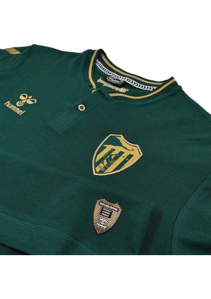 Hml Armin Pamuklu Bebe Yaka Tişört Zümrüt fırsatları