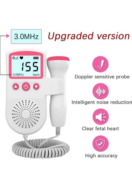 Için Mini Fetal Tercih Doppler Kardiyak Monitör (Yurt Dışından)