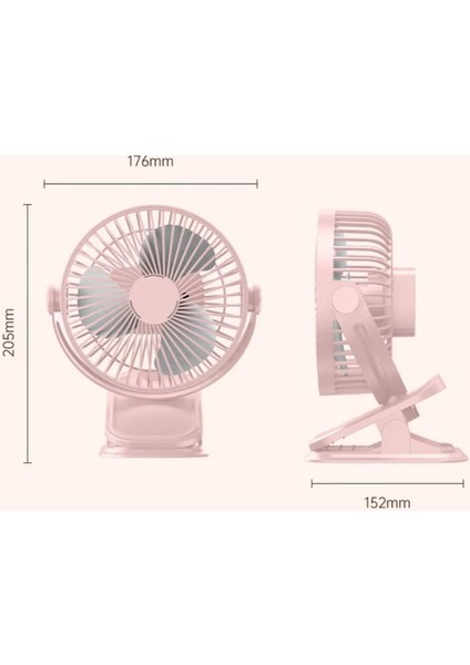 Mandallı Mini Şarjlı Fan Askılı Vantilatör Masaüstü Hava Serinletici fırsatları