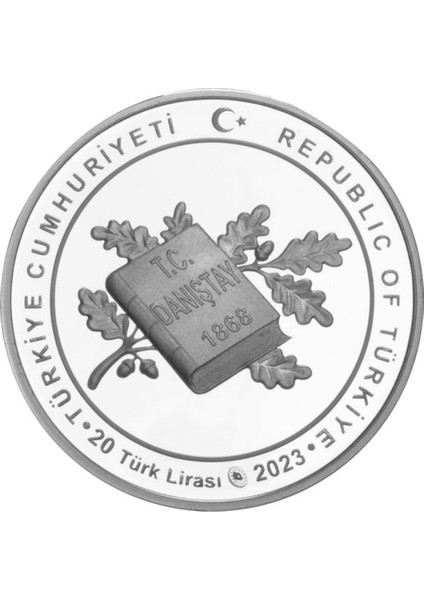 Agakulche Danıştay 155. Yıl Gümüş Sikke Coin fiyatları