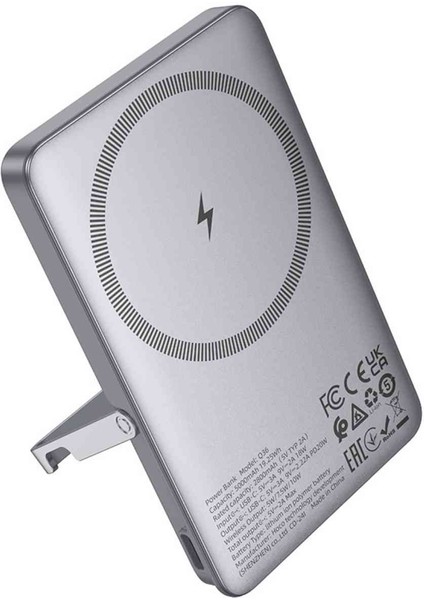Q36 Sunlight 5.000 Mah 20W Type-C Çıkışlı Pd Kablosuz Şarj Özellikli Standlı Powerbank indirimleri